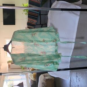 Long sleeve sheer Shaw